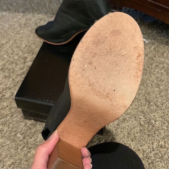 Steven by Steve Madden open toe stacked heel sandal snap strap 8 - Picture 4 of 6